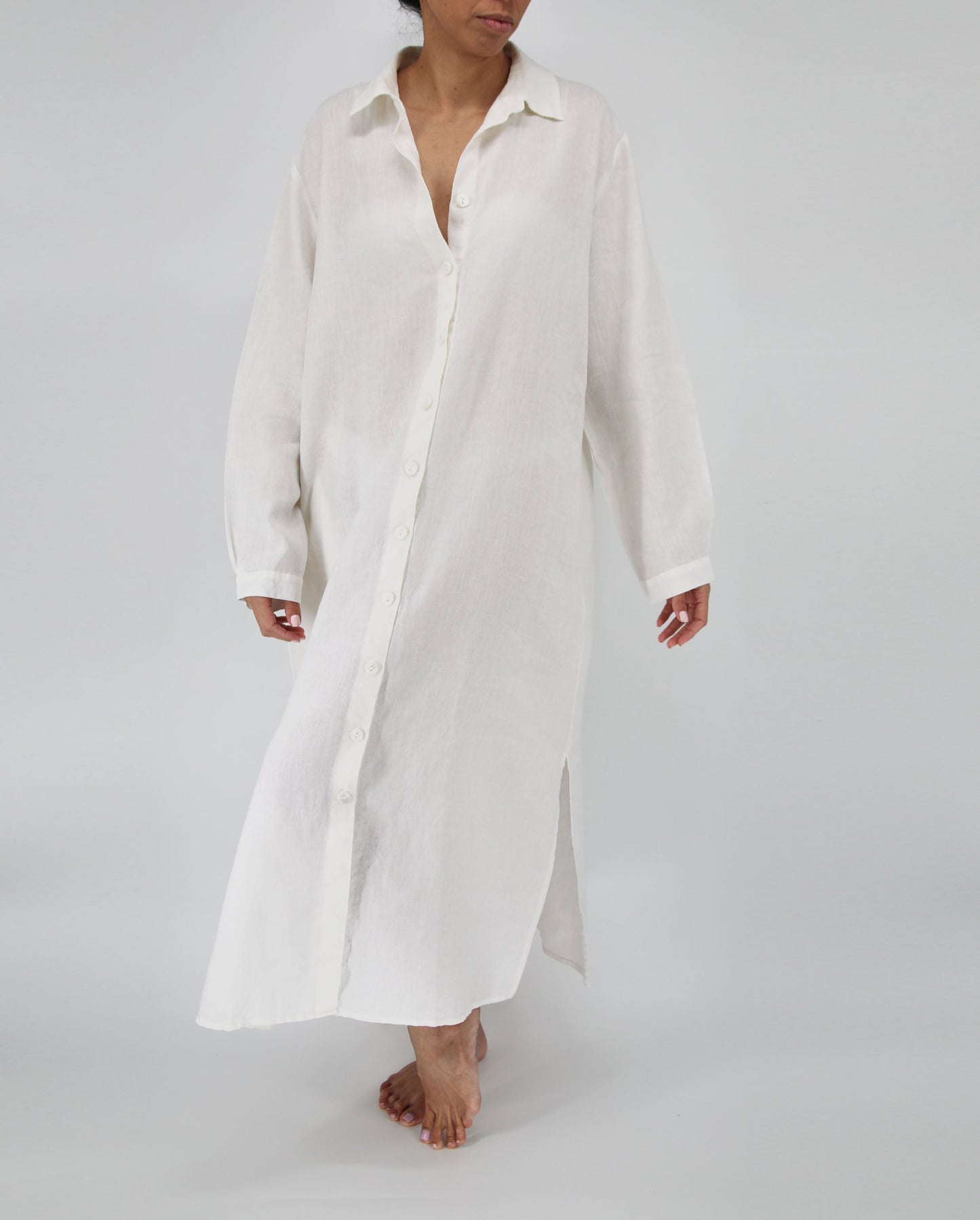 Tala French Linen Maxi Dress