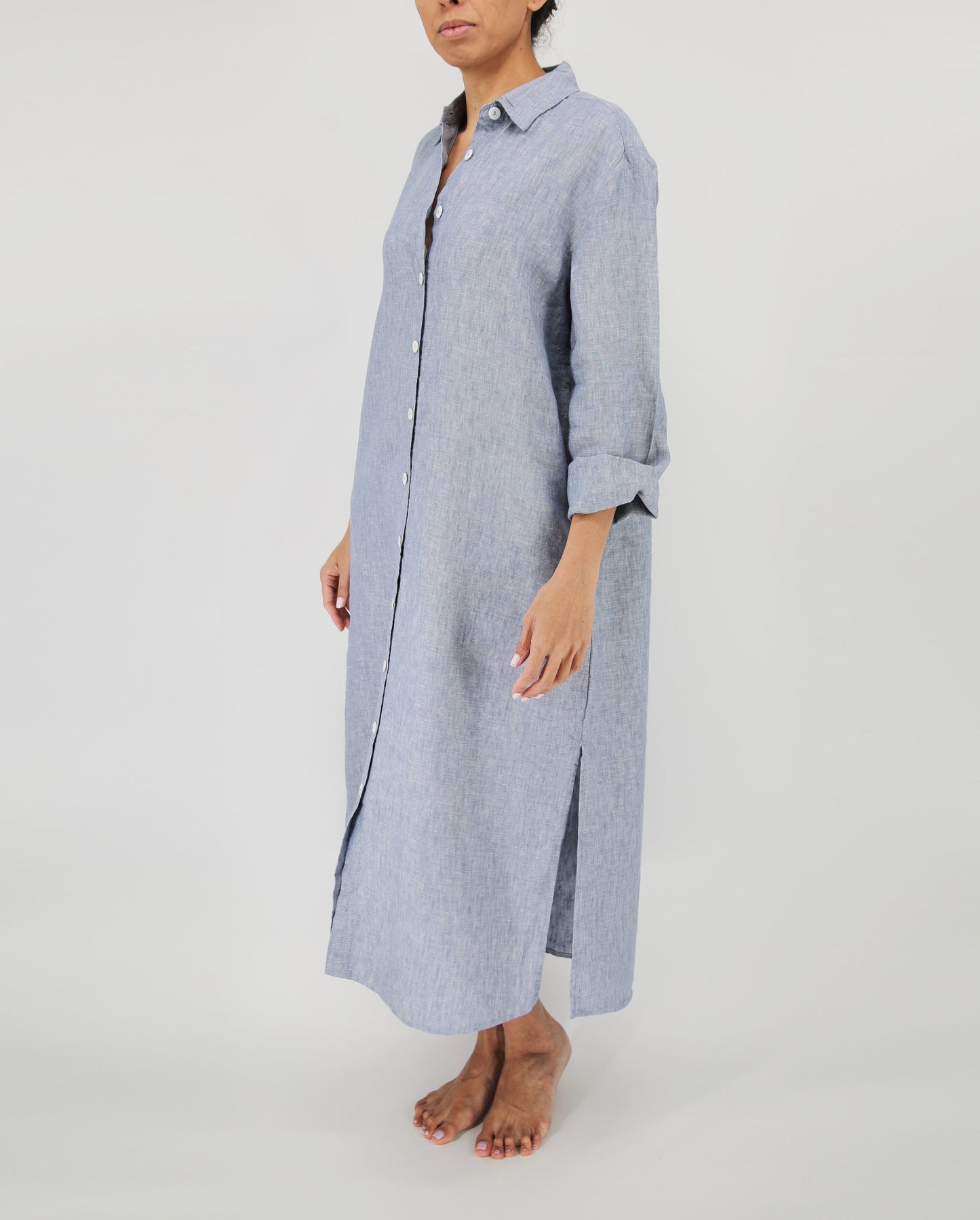 Tala French Linen Maxi Dress