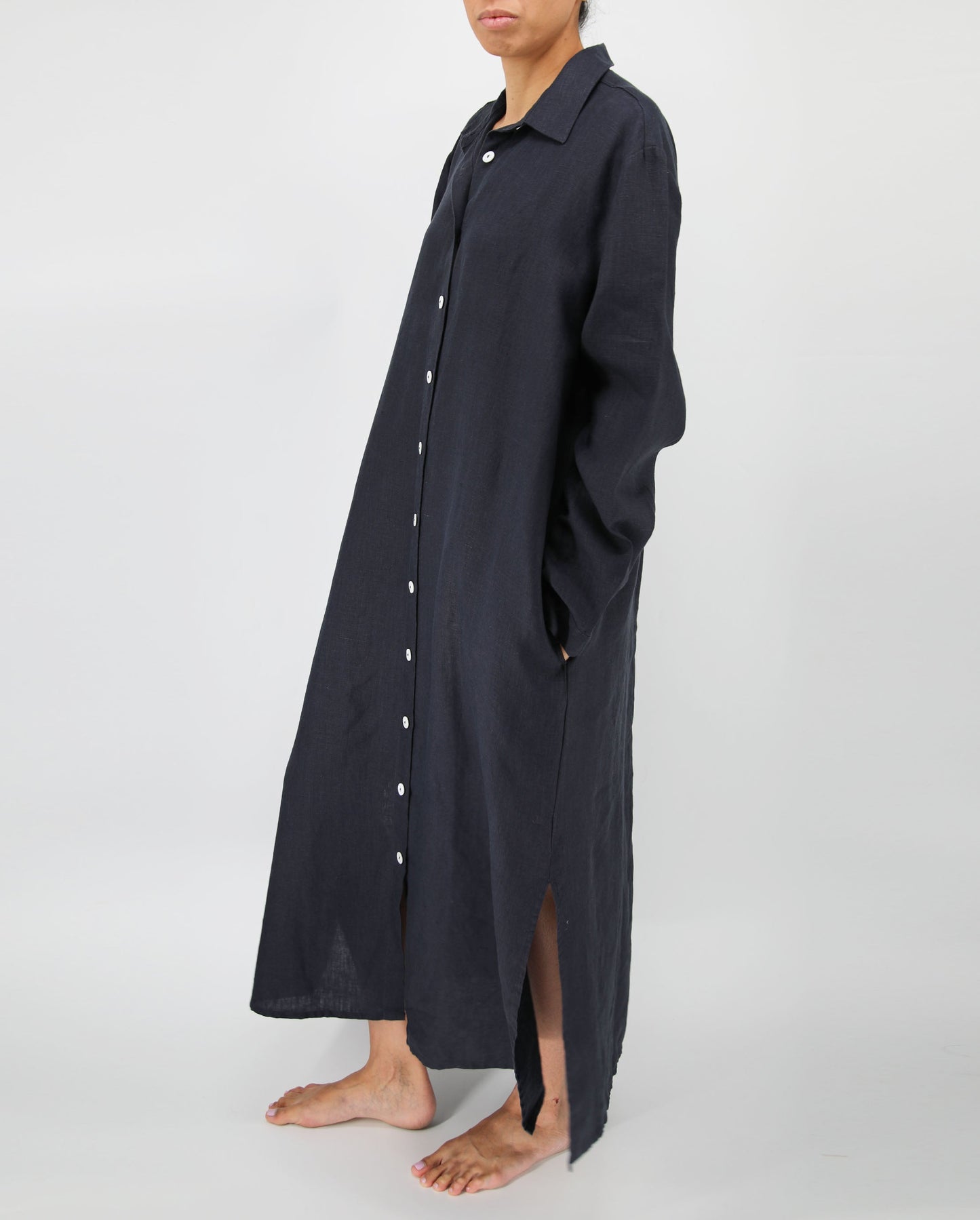 Tala French Linen Maxi Dress