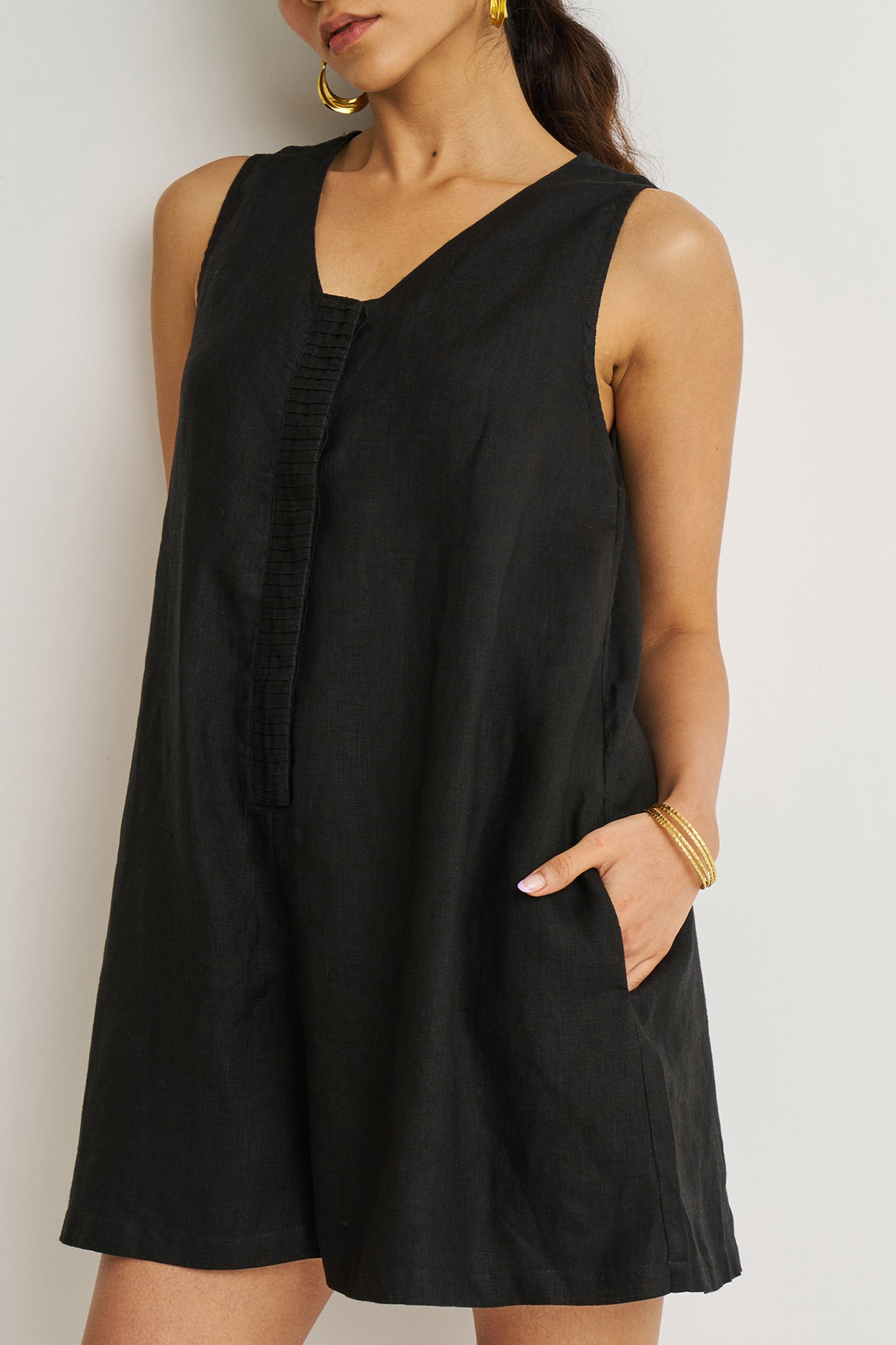 Romp and Play Romper in Black