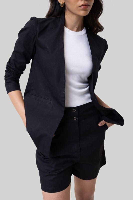 Summer Heat Blazer in Black