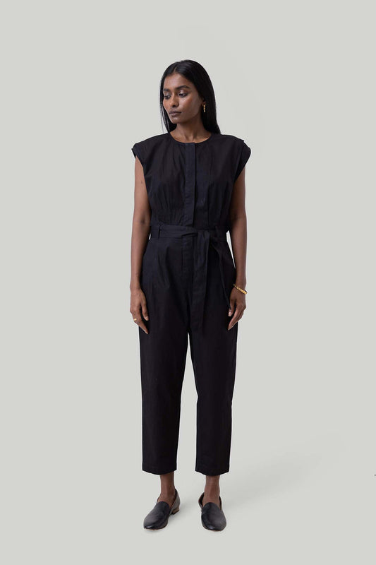 Summer Jive Jumpsuit in Black