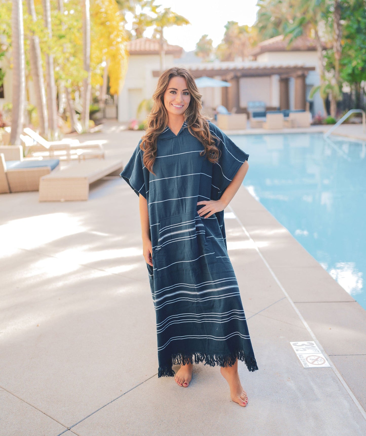 Del Mar Terry Poncho