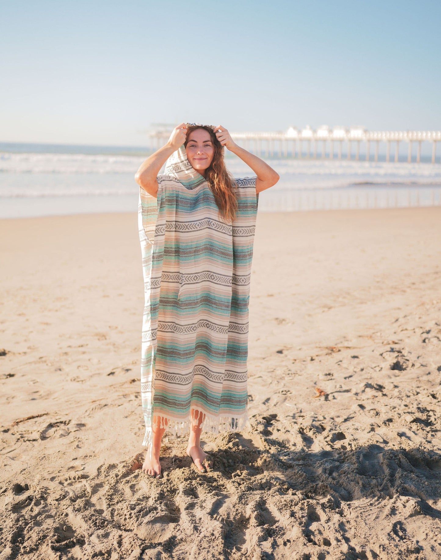 Santa Cruz Cotton Poncho