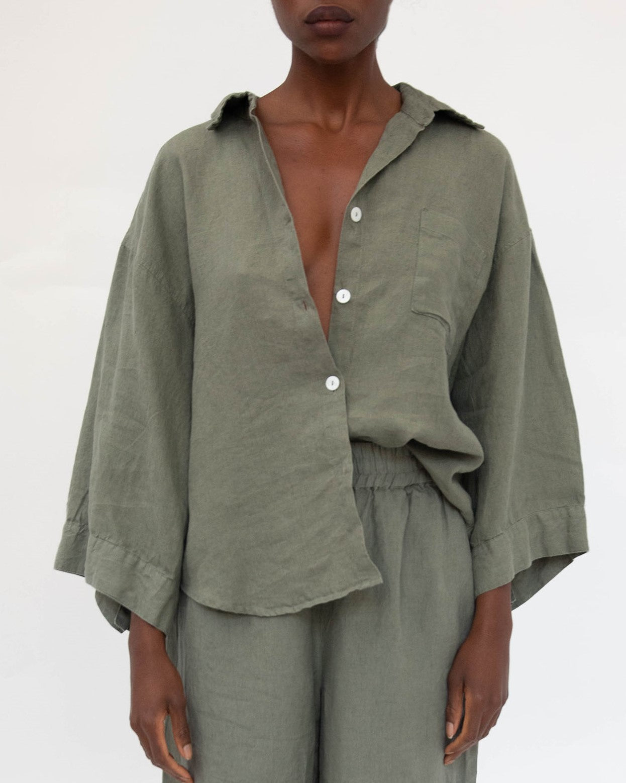 Agnes Linen Top