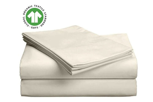 Organic Cotton Sateen Sheet Set