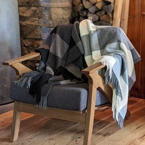 Lodge Plaid Alpaca Throw