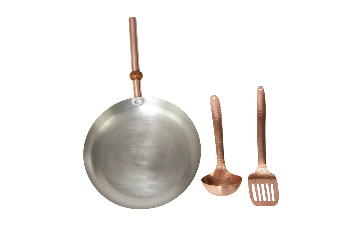 12" Round Plain Copper Pan